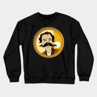 Mustache Dude Crewneck Sweatshirt